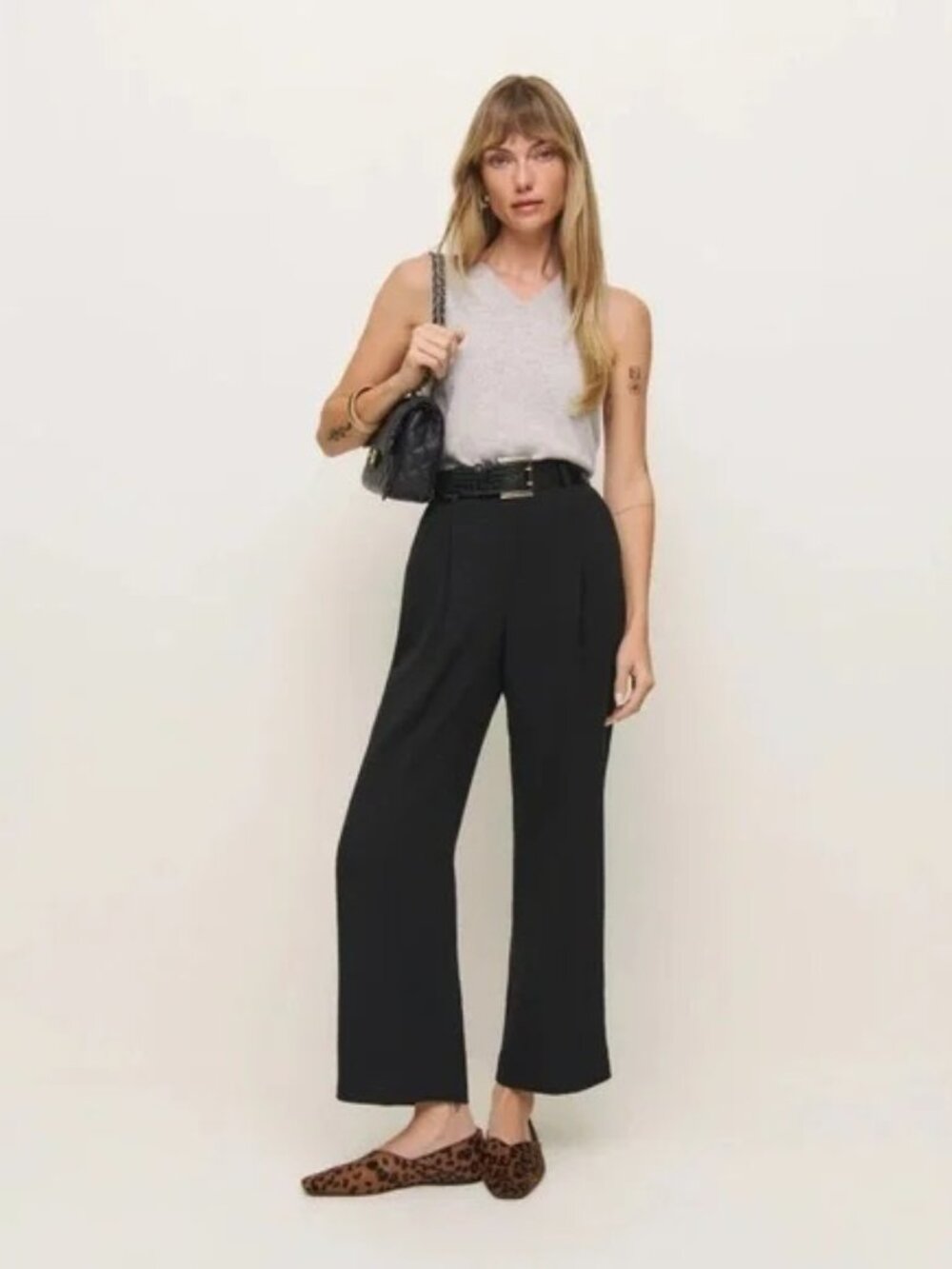 Reformation 'Alex' Black Linen Linen Pant Size 8 Petite 100% Linen - Picture 6 of 10